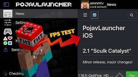 Iphone Pojavlauncher Ultimate FPS TEST