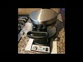 Waring pro professional Belgium waffle maker model number WWM450PC