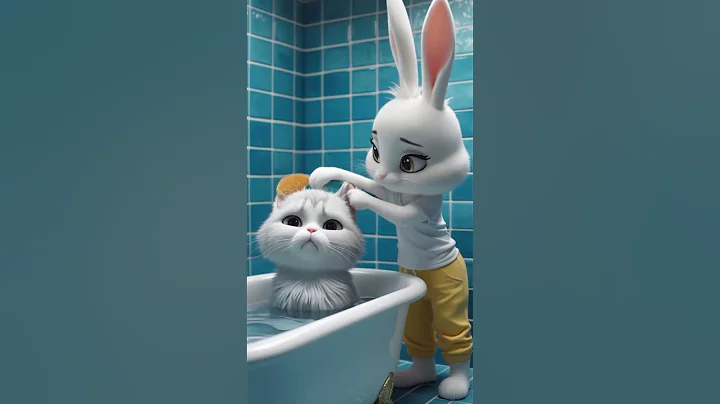 Video 8874261: cute cat bathtub, cute gray cat, gray white cat, bathroom cat cute, cat outside