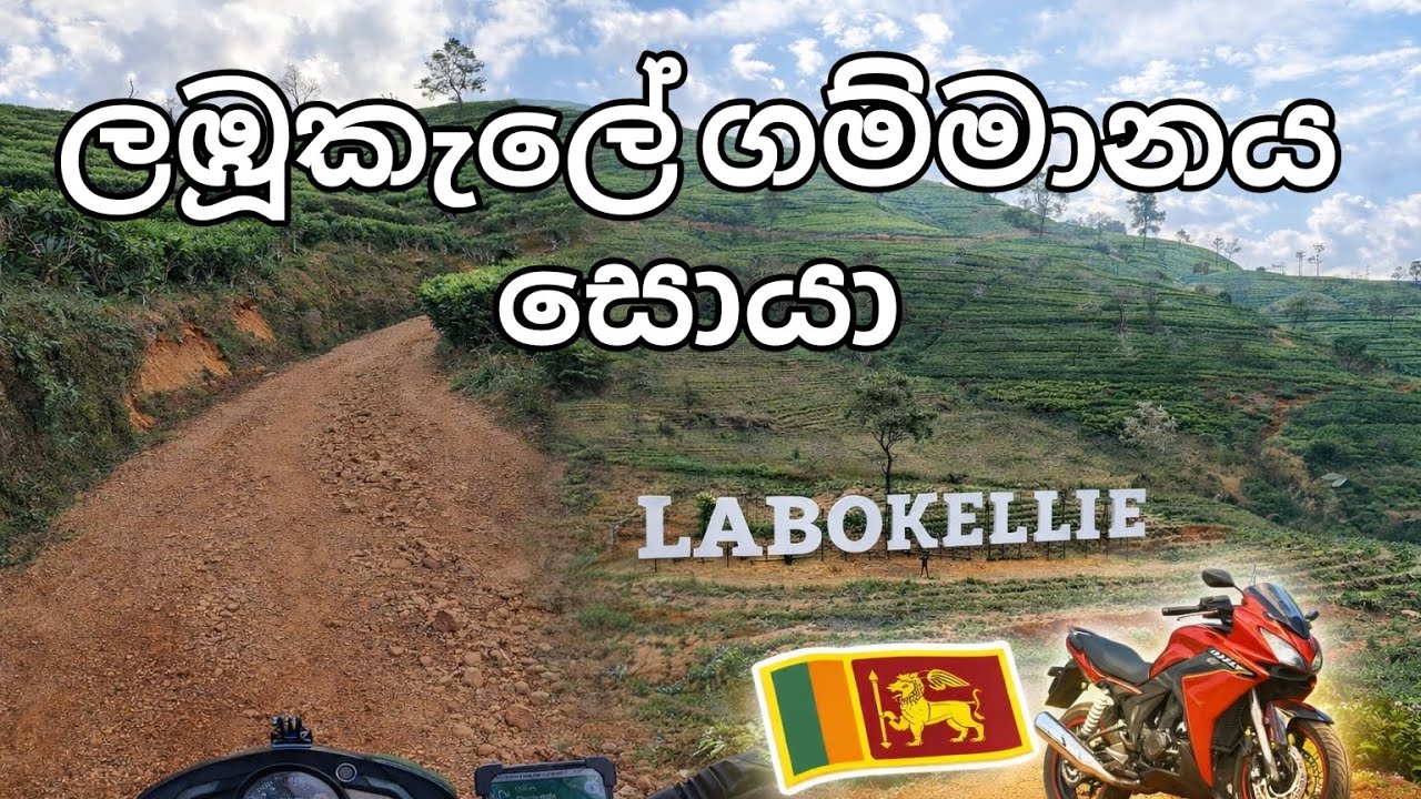 නුවරඑලිය ලබූකලේ සැගවුනු ගම්මානයක් සොයා/ nuwareliya labookellie village motor bike ride