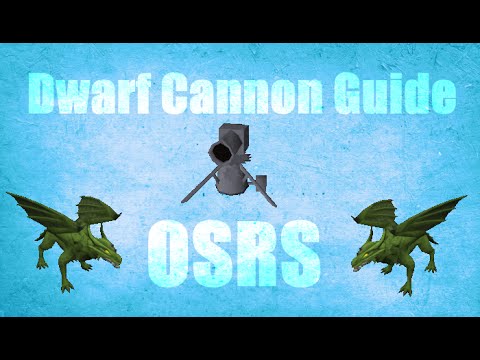 full dwarf cannon guide 2007 accuracy boost and tricks oldschool