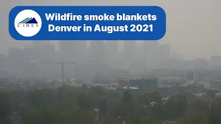 Timelapse: Wildfire smoke blankets Denver