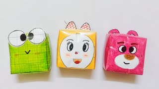 DIY | Tự làm một số mẫu Squishy giấy mini siêu cute | 3D Squishy | Paper Squishy | Haan channel