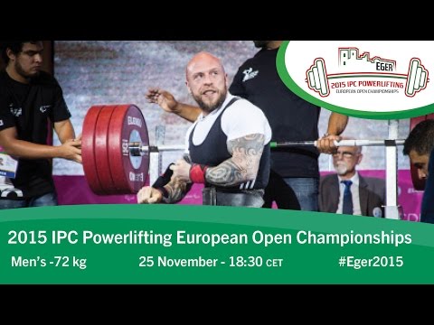 Men's -72 kg | 2015 IPC Powerlifting European Open Championships, Eger