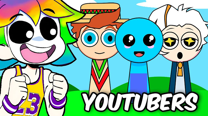 SPRUNKI INCREDIBOX pero son YOUTUBERS!!!