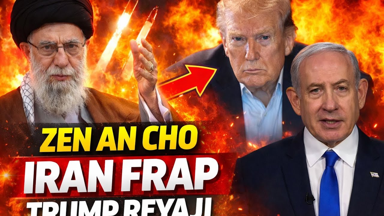 WOYY AYISYEN SA KOURI KITE IRAN VIN TANDE,TRUMP AK ISRAEL ANTRAVE AK IRAN,