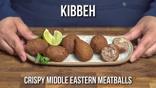 How to make Kibbeh - CRISPY Middle Eastern meatballs