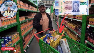 INCREÍBLE con $500 Mexicanos compré todo esto! Acompáñame a hacer la despensa #mexico #viral