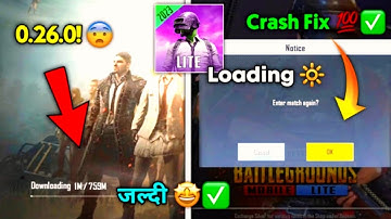 🤩PUBG MOBILE LITE NEW UPDATE 0.26.0 CRASH FIX NEW UPDATE PUBG LITE PUBG LITE NEW UPDATE 2023💯