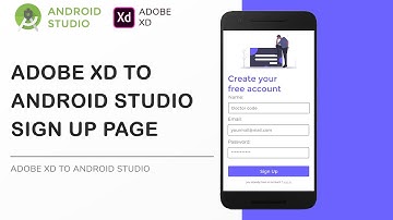 Adobe XD to Android Studio Login Activity| speed code