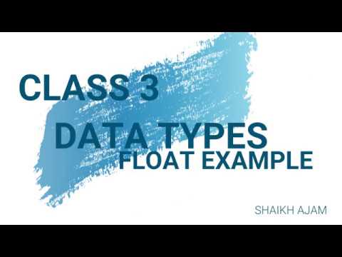 data types in C || data types in C programming || Float in C ...