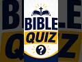 Bible Quiz only for true Believers. #quiz