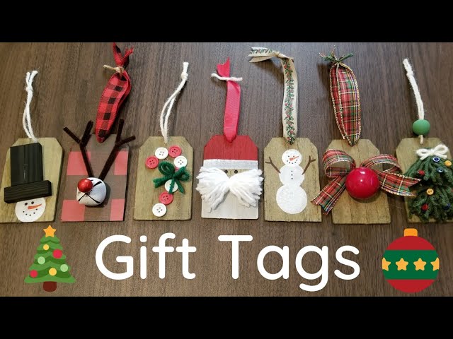 48 Pieces Set Christmas Gift Tags with String Attached Perfect for Labeling  Your Gifts - 12 Different Designs Holiday Gift Tags with String - Christmas  Present Tags - Christmas Gift Tags with String 