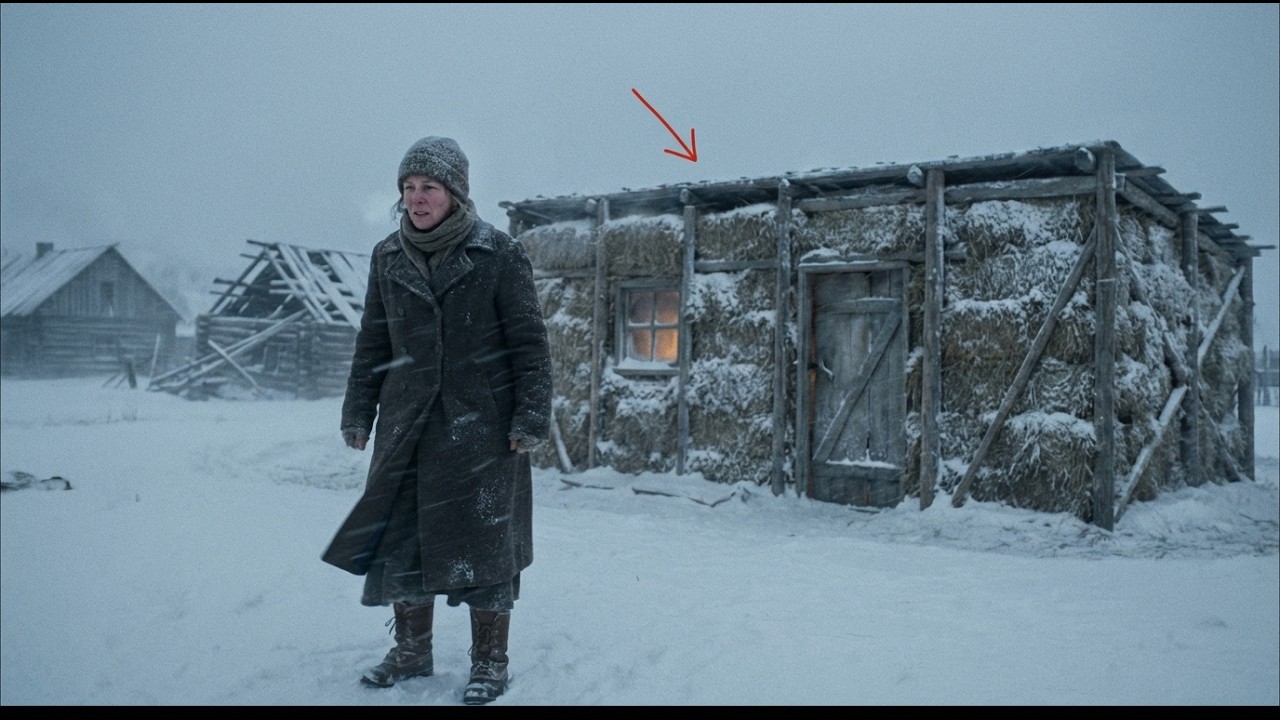 Thrown Out Before Winter, Widow Built a Hay Home for $5 — Till the Blizzard Took Every Roof but Hers