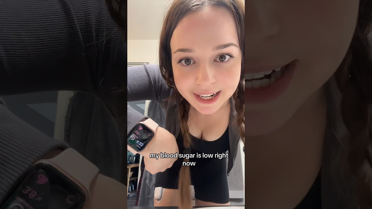 LOW BLOOD SUGAR 🧃😬 #t1d #typeonediabetes #diabetes #lowbloodsugar #youtubeshorts