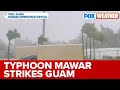 'It's Barely Moving Over The Island': Typhoon Mawar Flooding Buildings, Tossing Debris Across Guam image