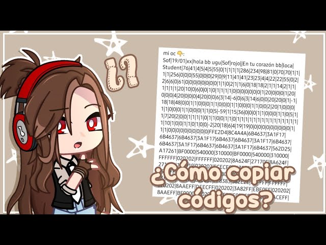 Como conseguir o código pequeno no Gacha Club •Pampicorn Oliveira