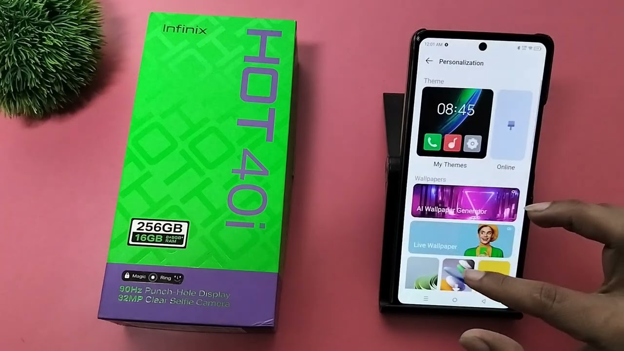 How to set lock screen Magnazine in Infinix Hot 40i || Infinix me lock screen magnazine kaise Lagaye