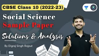 Cbse Class 10 Social Science Sdanle Paper Solution And Analysis 202223 Social School  Digraj Sir