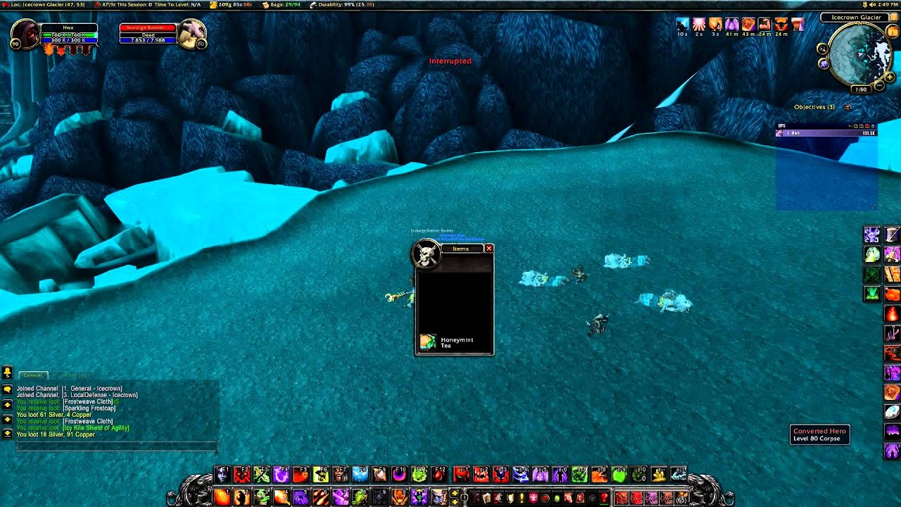 Frostweave cloth farming wotlk