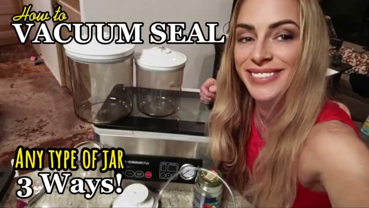 How To Seal ANY Jar Using A Vacuum Sealer and A Manual Pump YouTube How To Seal ANY Jar Using A Vacuum Sealer and A Manual Pump YouTube