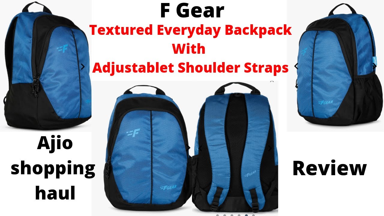 Best F Gear Everyday Backpack from Ajio Ajiounboxing Review best