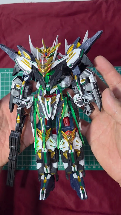 Transform gundam sdw heroes qan t #gundam #build #gunpla #videoshort #shorts #transformation