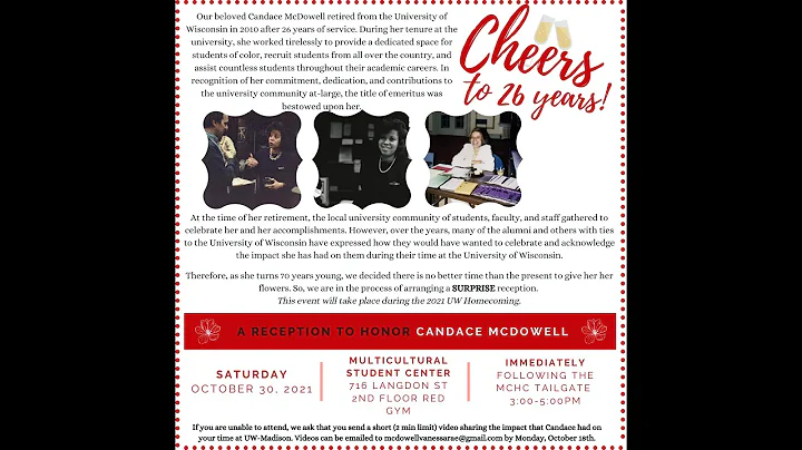 Candace McDowell's Appreciation Reception