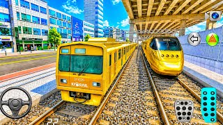 All New ✨ Golden Train Drag Race 3d Driving Class game play video || Car Game #gameplay #cargame screenshot 1