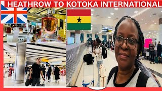 Travel with me Heathrow Airport to Kotoka international airport Ghana Africa