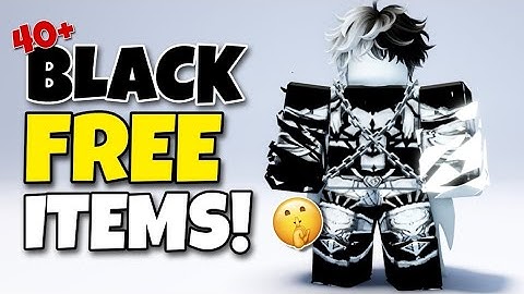 HURRY! GET 40+ FREE BLACK ITEMS ON ROBLOX + CODES (EASY ROBLOX EVENTS) 2025 🔥