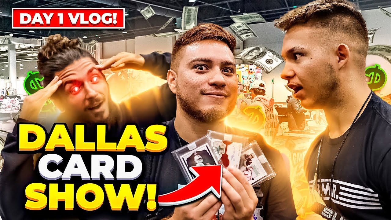 BUYING SPORTS CARDS ALL DAY IN DALLAS 🤯 YouTube