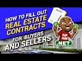 How To Fill Out Real Estate Contracts for Buyers and Sellers Step by Step | Wholesaling Houses