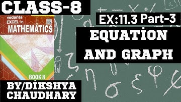 Class 8//Equation and Graph EX:11.3 part 3