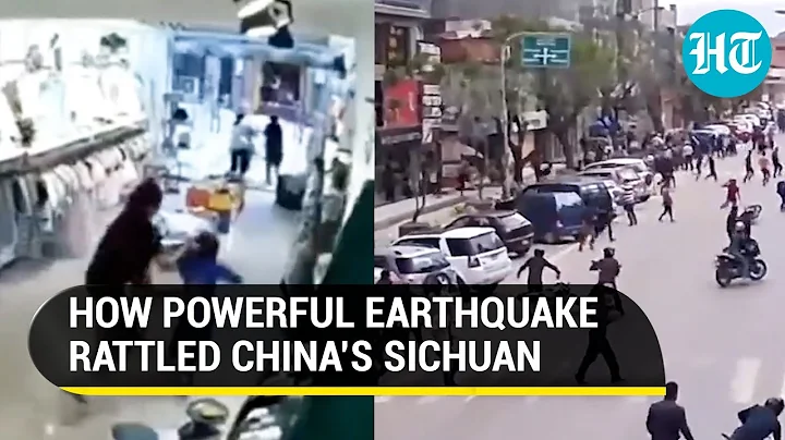 Store shakes as earthquake rocks China’s Sichuan province, Chaos caught on cam | Viral - DayDayNews