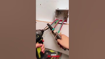 Electrical skills for paralleling wires in pre - embedded wire boxes 📦🔌⚡