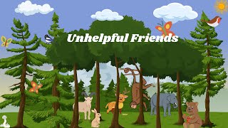 Bunny rabbit | Unhelpful Friends | Learn English | Short story | Moral story | English story