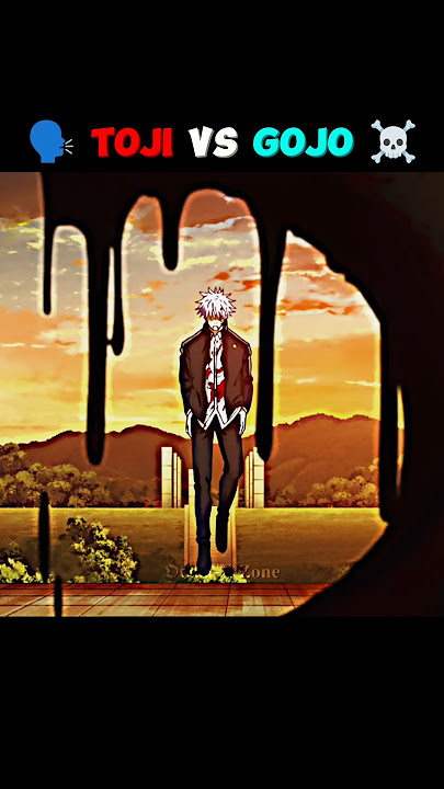 「 Toji 🤡 VS Gojo x Fushiguro ☠️」#gojo #toji #anime