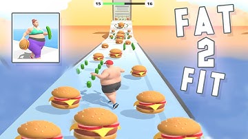 Fat 2 Fit! 🍔🍕👧 - All level Android, Ios Gameplay (Level 15-16) | Game by Voodoo