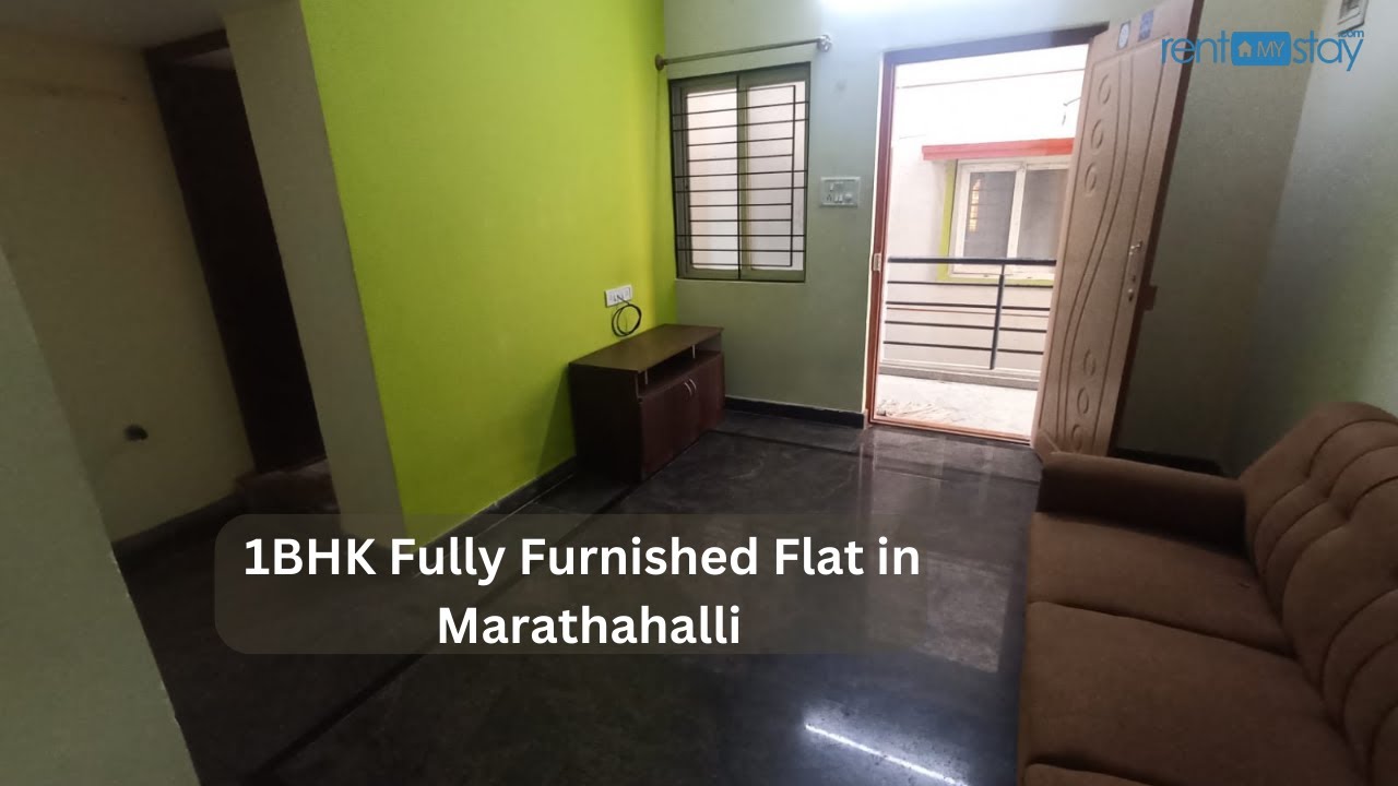 1bhk Furnished flat near embassy tech village Navyaresidency
