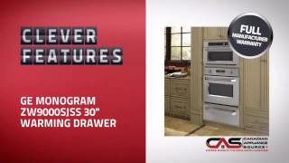 GE Monogram ZW9000SJSS Warmer Drawer