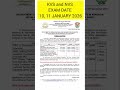 KVS &amp; NVS EXAM DATE #EXAMDATE#viral