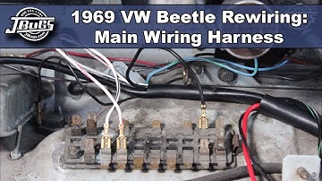 JBugs - 1969 VW Beetle Rewiring - Main Wiring Harness
