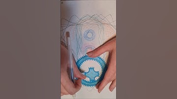 Massive cumulus of pattern and custom gear spirograph #art #spirograph #pattern