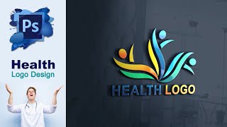 Health Logo Design Tutorial | Medical Logo Template in Adobe Photoshop
