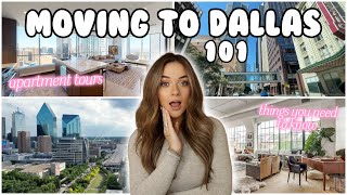 MOVING TO DALLAS!!! Things You NEED To Know Before Moving To DTX! 10+ apartment tours + more