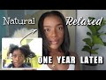 WATCH THIS BEFORE YOU GO BACK TO RELAXERS | Natural to Relaxed | One Year Relaxed Hair Update