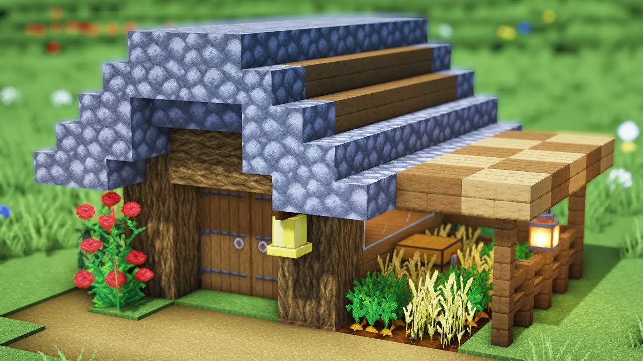 Minecraft: How To Build a Small Starter House Easy | Tutorial