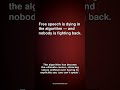 Are our 1st Amendment Rights at stake?