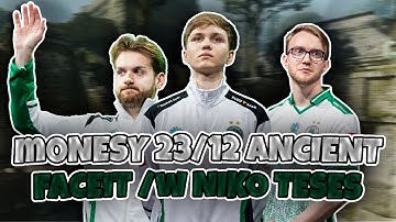 m0NESY & NiKo QUEUE FACEIT!!! CS2 POV m0NESY (23/12) (ancient) | Counter-Strike 2 Faceit